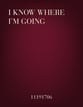 I Know Where I'm Going SATB choral sheet music cover